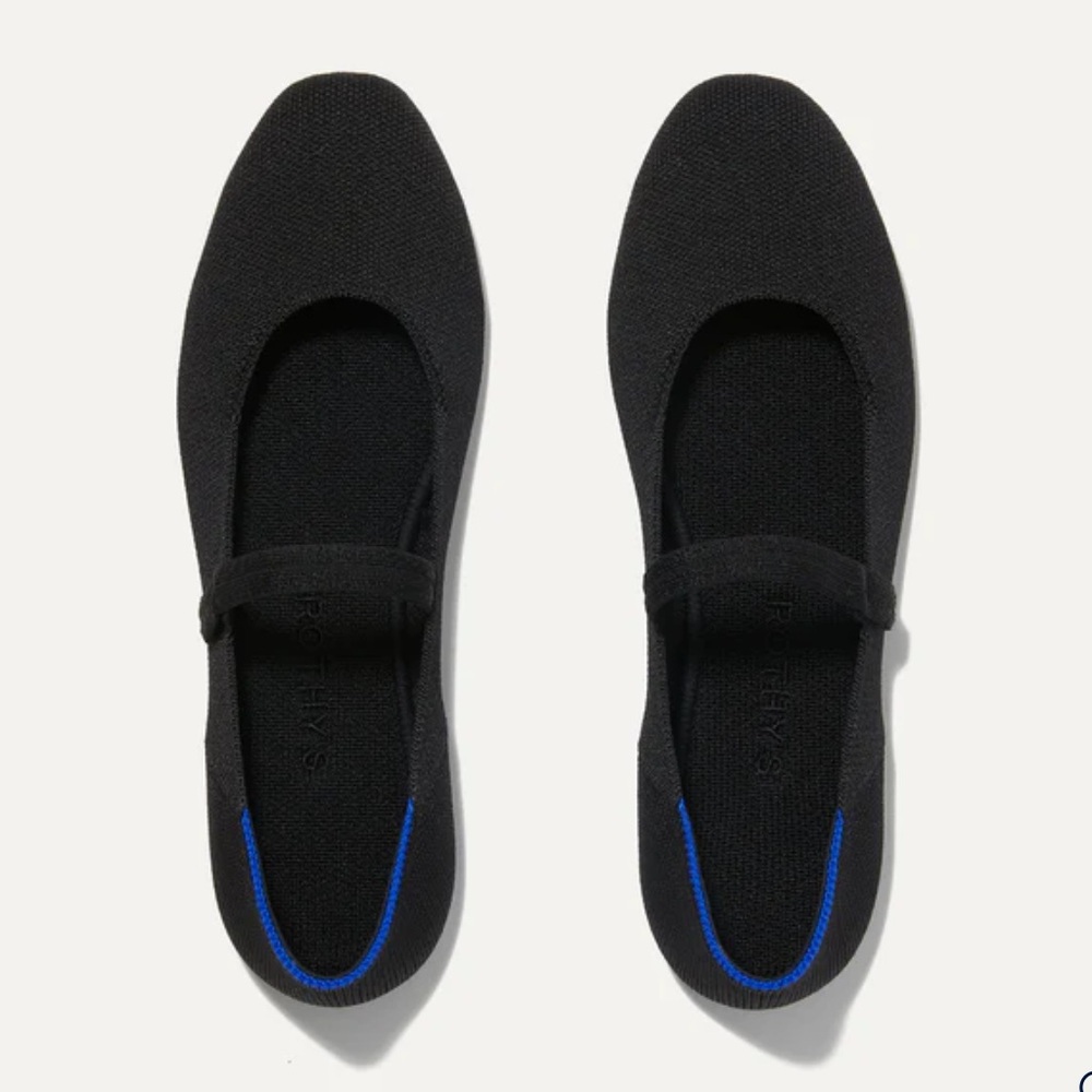 NEVER WORN Rothy’s Black Mary Jane Flats Size 8 US Women’s NEW